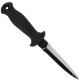 Sub 11D knife - Inox - Black Color KV-ASUB11D-N - AZZI SUB (ONLY SOLD IN LEBANON)